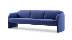 Leolux Modius 3-zits Bank voor aanzicht in het blauw