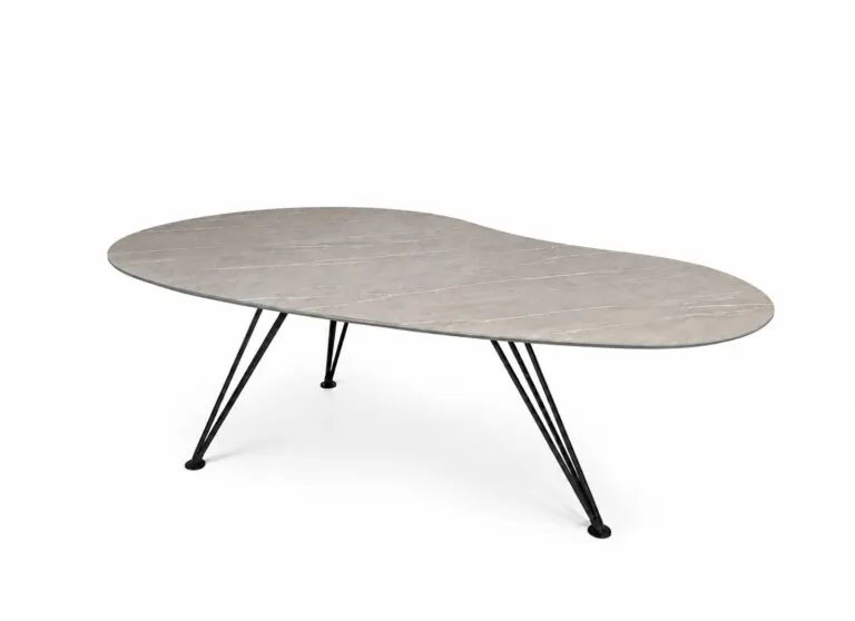 Bree's new world Cloudy eetkamertafel grijs