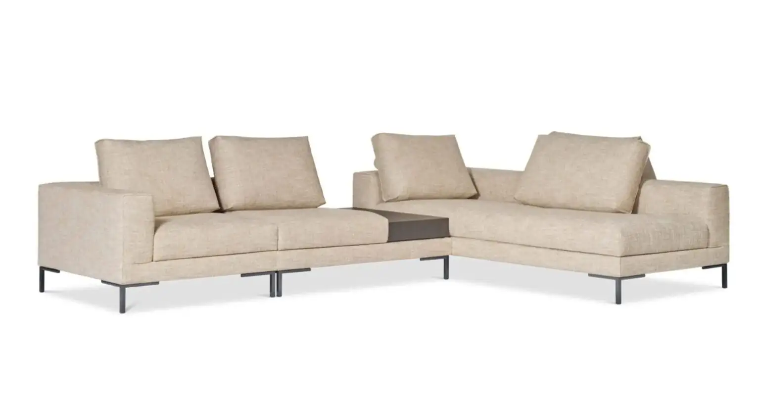 Design on Stock Aikon Lounge 24 Hoekbank met tafel