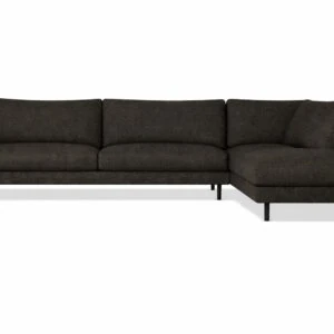 Design on Stock Elliot hoekbank in het zwart voor aanzicht