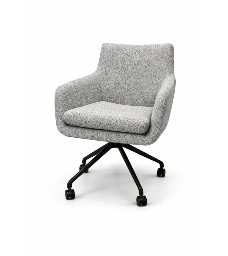 HE design Zita eetkamerstoel met Wieltjes