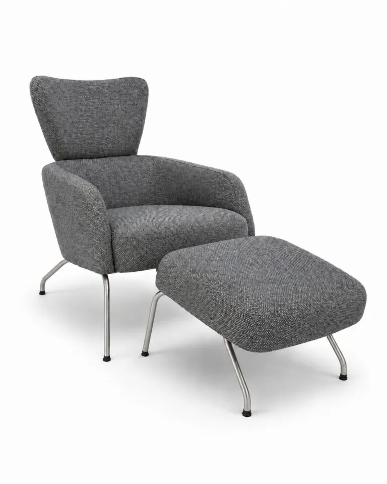 Harvink Clip met poef Fauteuil