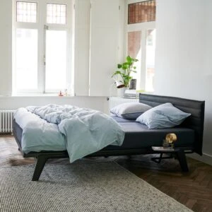 Auping Original bedmodel Auping Original ledikant Strak Auping bed met spiraalbodem Minimalistisch bedmodel van Auping Auping Original bed in verschillende kleuren