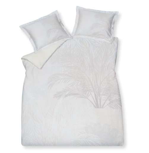 Van Dyck Flower pattern cream tan 189 | Dekbedovertrek 240x200/220