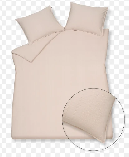 Van Dyck PURE 24 SEEZUCK Dekbedovertrek | Pale pink 197 240x200/220
