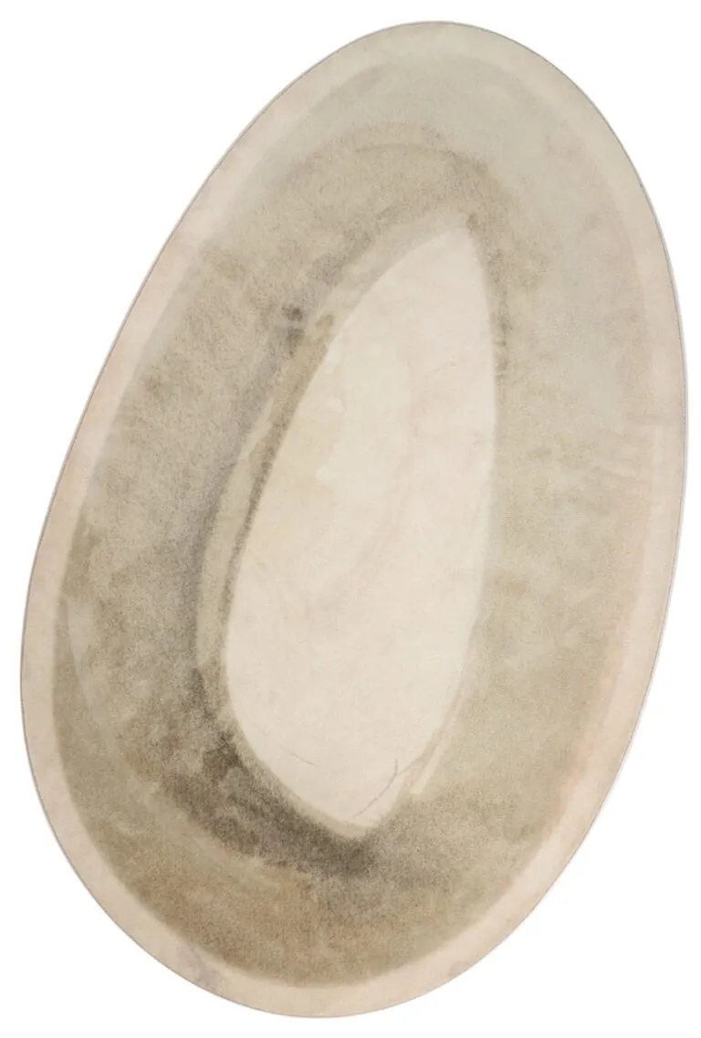 Mart Visser Brush Ovale 13 Chalk Beige Vloerkleed