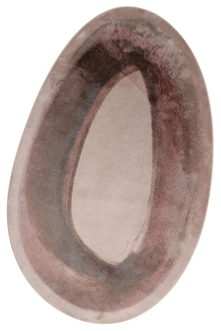 Mart Visser Brush Ovale 48 Faded Pink Vloerkleed