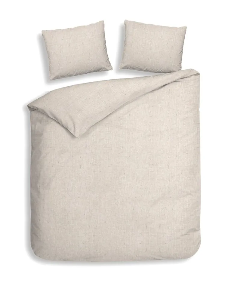 Heckettlane Franela Desert Sand Dekbedovertrek | 140x200/220