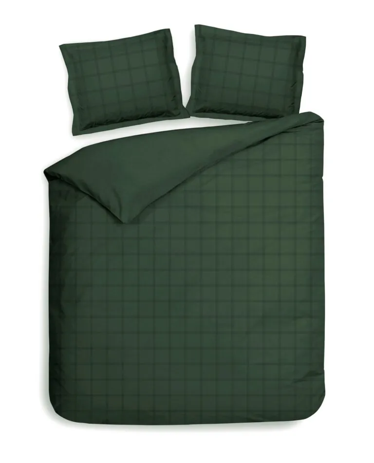 Heckettlane Diamante Calla Green Dekbedovertrek | 140x200/220