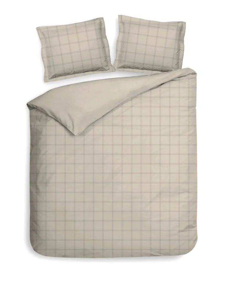 Heckettlane Diamante Mojave Sand Dekbedovertrek | 140x200/220