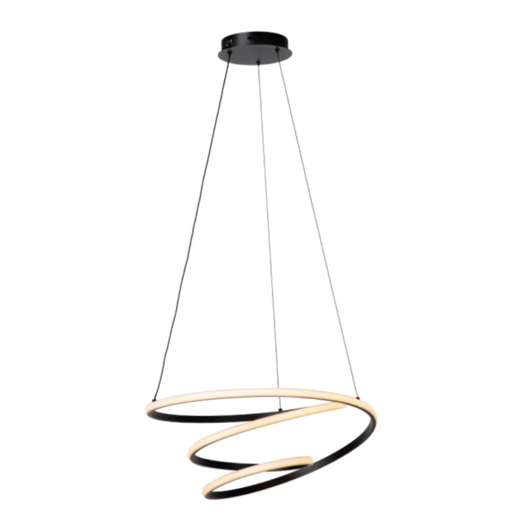Lucide Espiral hanglamp zwart